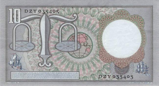 10 Gulden p85 23.3.1953